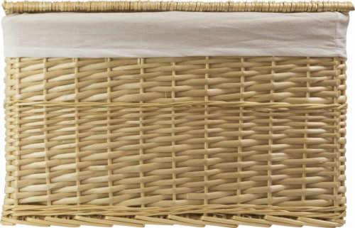 Skrzynia wiklinowa z wyściółką Koszoplotka naturalna 45x28x27h