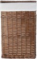 Kosz wiklinowy z wyściółką na pranie Koszoplotka wenge 47x35x66h