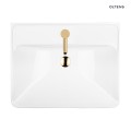 Oltens Kolma umywalka 60x47,5 cm wpuszczana prostokątna biała 41208000