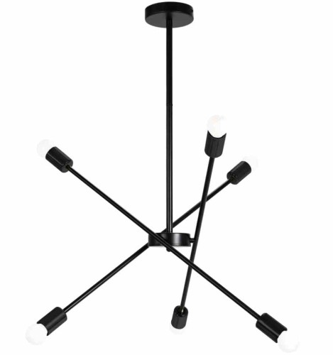 LAMPA APP1114-6CP BLACK