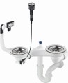 Syfon do zlewozmywaka granitowego 1.5- i 2-komorowego - Space-Saver