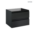 Oltens Vernal szafka 60 cm podumywalkowa wisząca czarny mat 60000300