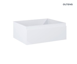 Oltens Vernal szafka 60 cm podumywalkowa wisząca biały połysk 60009000