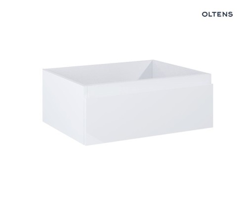 Oltens Vernal szafka 60 cm podumywalkowa wisząca biały połysk 60009000