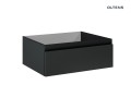 Oltens Vernal szafka 60 cm podumywalkowa wisząca czarny mat 60009300
