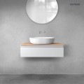 Oltens Vernal szafka 80 cm podumywalkowa wisząca szary mat 60010700