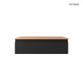 Oltens Vernal szafka 80 cm podumywalkowa wisząca czarny mat 60010300