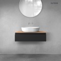 Oltens Vernal szafka 80 cm podumywalkowa wisząca czarny mat 60010300