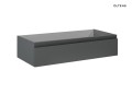 Oltens Vernal szafka 100 cm podumywalkowa wisząca grafit mat 60011400