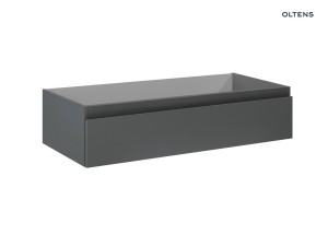 Oltens Vernal szafka 100 cm podumywalkowa wisząca grafit mat 60011400