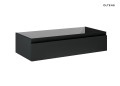 Oltens Vernal szafka 100 cm podumywalkowa wisząca czarny mat 60011300