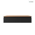 Oltens Vernal szafka 100 cm podumywalkowa wisząca czarny mat 60011300