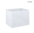 Oltens Vernal szafka 60 cm podumywalkowa wisząca biały połysk 60013000
