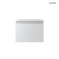 Oltens Vernal szafka 60 cm podumywalkowa wisząca szary mat 60013700