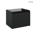 Oltens Vernal szafka 60 cm podumywalkowa wisząca czarny mat 60013300