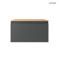 Oltens Vernal szafka 80 cm podumywalkowa wisząca grafit mat 60014400