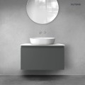 Oltens Vernal szafka 80 cm podumywalkowa wisząca grafit mat 60014400