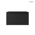Oltens Vernal szafka 80 cm podumywalkowa wisząca czarny mat 60014300