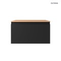Oltens Vernal szafka 80 cm podumywalkowa wisząca czarny mat 60014300