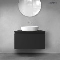 Oltens Vernal szafka 80 cm podumywalkowa wisząca czarny mat 60014300