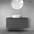 Oltens Vernal szafka 100 cm podumywalkowa wisząca grafit mat 60015400