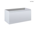 Oltens Vernal szafka 100 cm podumywalkowa wisząca szary mat 60015700