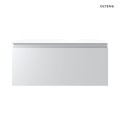 Oltens Vernal szafka 100 cm podumywalkowa wisząca szary mat 60015700