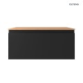 Oltens Vernal szafka 100 cm podumywalkowa wisząca czarny mat 60015300