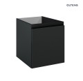 Oltens Vernal szafka 40 cm podumywalkowa wisząca czarny mat 60017300
