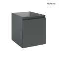 Oltens Vernal szafka 40 cm podumywalkowa wisząca grafit mat 60018400