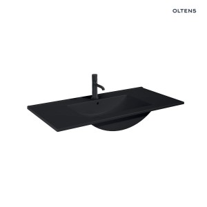 Oltens Vernal umywalka 101x46 cm meblowa prostokątna czarny mat 41207300