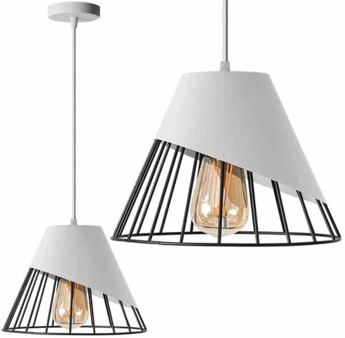 LAMPA APP228-1CP WHITE/BLACK