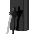Corsan Snake S002 Termostat Czarna stal Wylewka