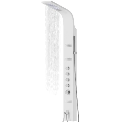 Corsan Led Kaskada A013 Termostat Biały Deszczownica LED Wylewka