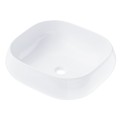 Umywalka nablatowa Corsan 649933 owalna 450x410x145 mm z korkiem Klik-Klak białym