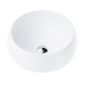 Umywalka nablatowa Corsan 649926 okrągła 400x400x160 mm z korkiem Klik-Klak chrom