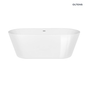 Oltens Yrsa wanna wolnostojąca 150x75 cm owalna akrylowa biała 12022000
