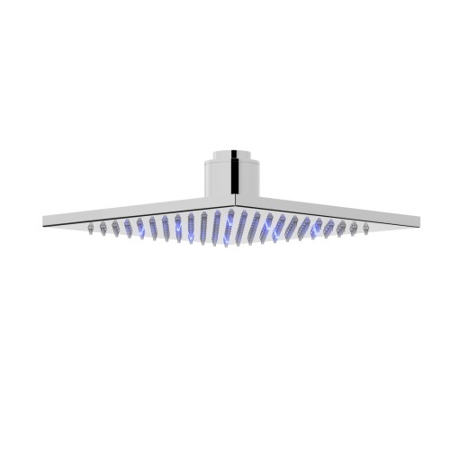 Deszczownica natryskowa Corsan ANGO LED chromowana kwadratowa