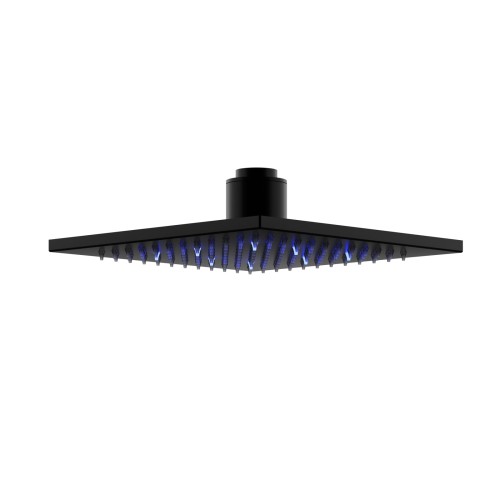 Deszczownica natryskowa Corsan ANGO LED czarna kwadratowa