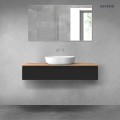 Oltens Vernal szafka 120 cm podumywalkowa wisząca czarny mat 60012300