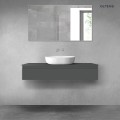 Oltens Vernal szafka 120 cm podumywalkowa wisząca z blatem grafit mat 68128400