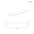 Oltens Vernal blat 200 cm naszafkowy slim grafit mat 63010400