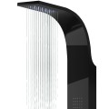 Panel prysznicowy Corsan Samsara S003 Mieszacz Czarna stal Wylewka Deszczownica LED