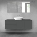 Oltens Vernal zestaw mebli łazienkowych 140 cm z blatem grafit mat 68269400