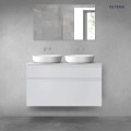 Oltens Vernal zestaw mebli łazienkowych 120 cm z blatem szary mat 68221700