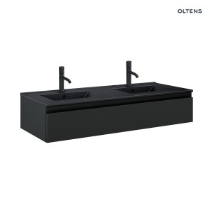 Oltens Vernal umywalka z szafką 120 cm czarny mat 68011300