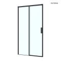 Oltens Breda drzwi prysznicowe 120 cm czarny mat/szkło przezroczyste 21212300