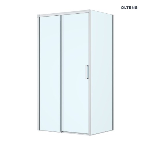 Oltens Breda kabina prysznicowa 110x90 cm prostokątna chrom/szkło przezroczyste 20225100