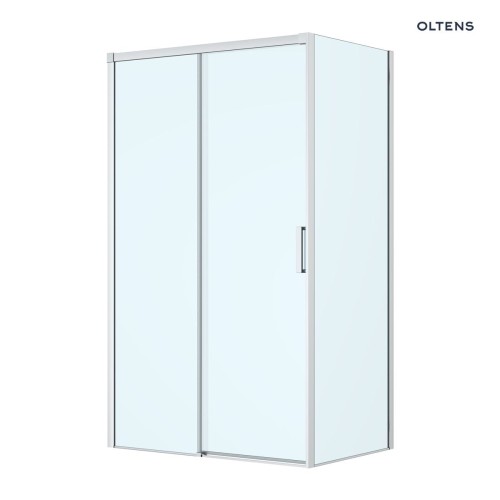 Oltens Breda kabina prysznicowa 120x90 cm prostokątna chrom/szkło przezroczyste 20226100