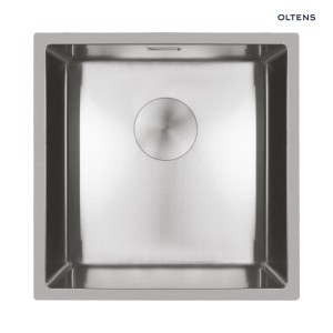 Oltens Hydda zlewozmywak stalowy 44x44 cm 1 komorowy stal szlachetna polerowana 71103100